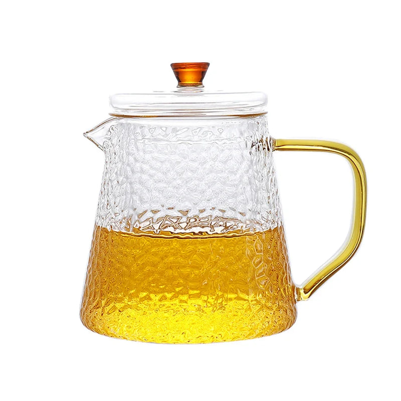 Afralia™ Heat-Resistant Glass Teapot with Pu Erh Infuser for Tea Brewing