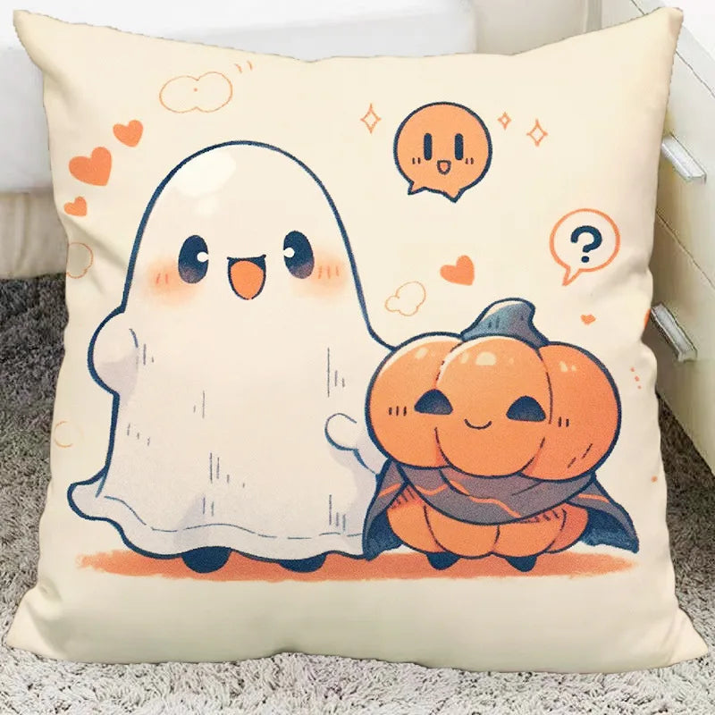 Afralia™ Halloween Plush Cartoon Pillow for Living Room and Bedroom, Festive Decoration