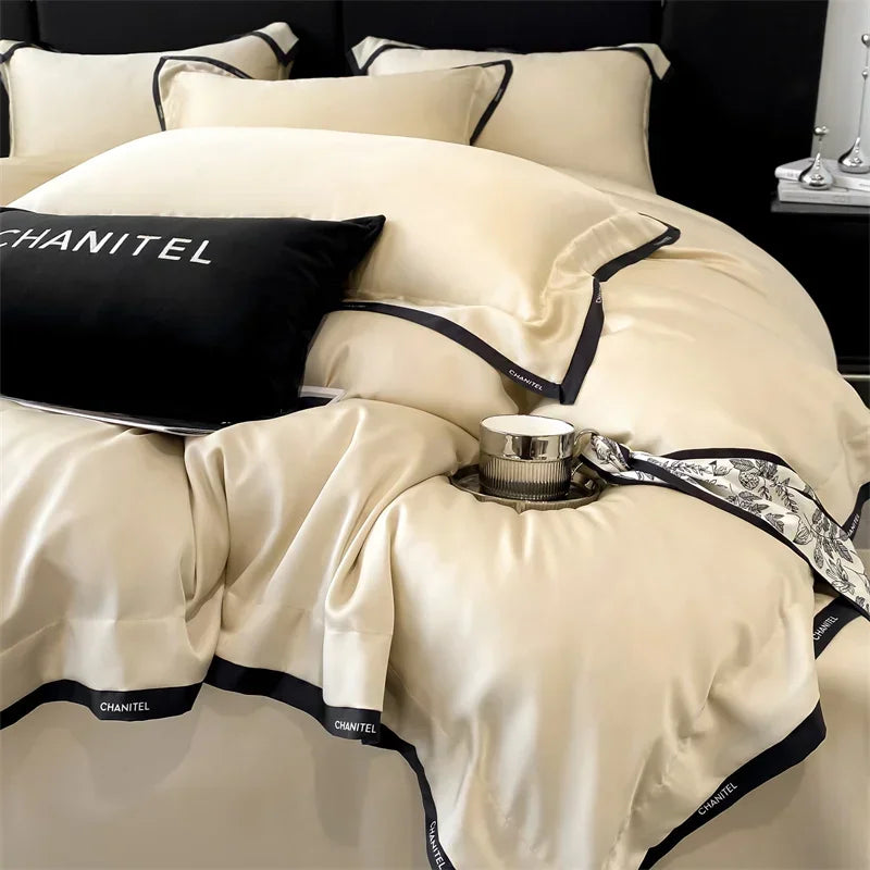 Afralia™ Svetanya 60S Lyocell Bed Linens Set - Twin Queen King Size