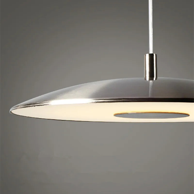 Nordic Chrome Pendant Lamp by Afralia™: Postmodern Foscarini Design for Living Room, Kitchen, Dining Area