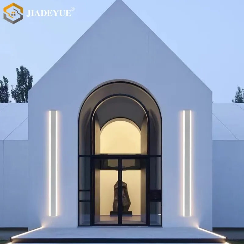 Afralia™ Outdoor LED Strip Wall Lamp for Modern Courtyards - IP65 Waterproof White Lighting