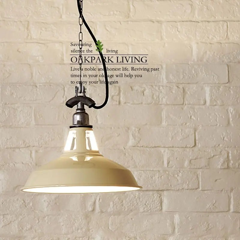 Afralia™ Vintage Industrial Style Green Lampshade for Living Room, Dining Room, and Bedroom