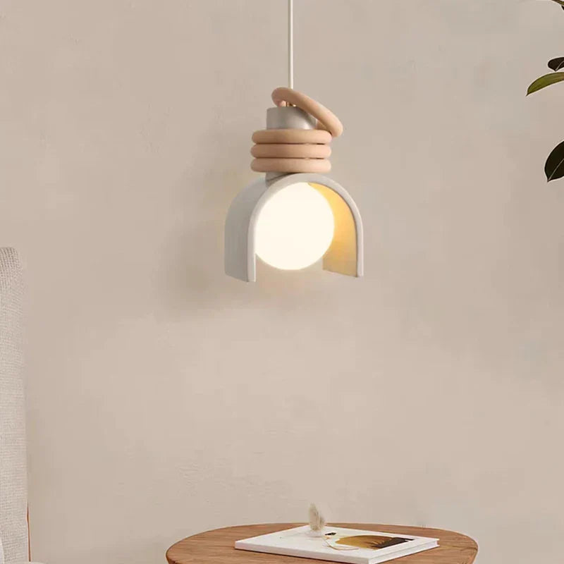 Afralia™ Resin LED Pendant Lamp for Bedroom and Dining Room