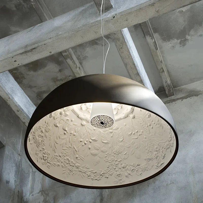 Afralia™ LED Pendant Light: Modern, Black/White/Gold, Indoor Decor, Hanging Chandeliers.