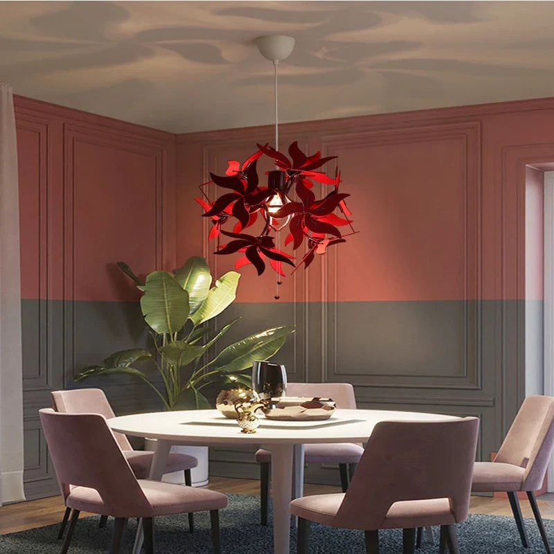 Afralia™ Bauhinia Flower Chandelier: Modern Luxury Retractable Lighting Fixture for Stores & Hotels