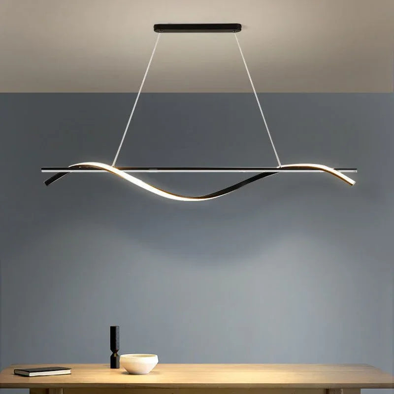 Afralia™ Modern LED Pendant Lamp | Sleek Illumination for Living and Dining Spaces