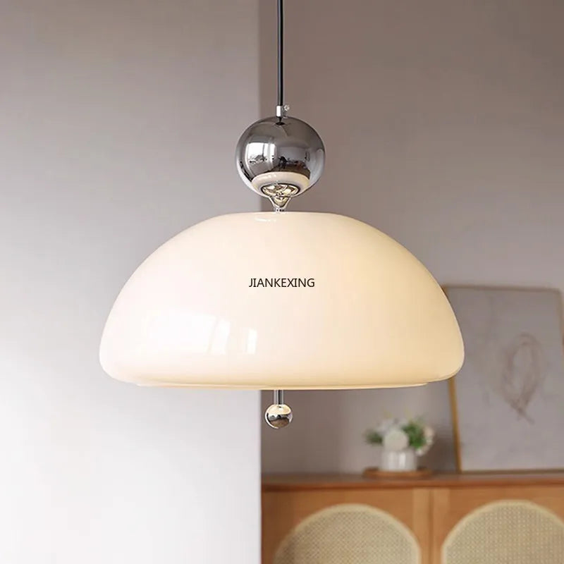 Afralia™ Modern LED Glass Chandelier for Bedroom and Dining Room Lighting