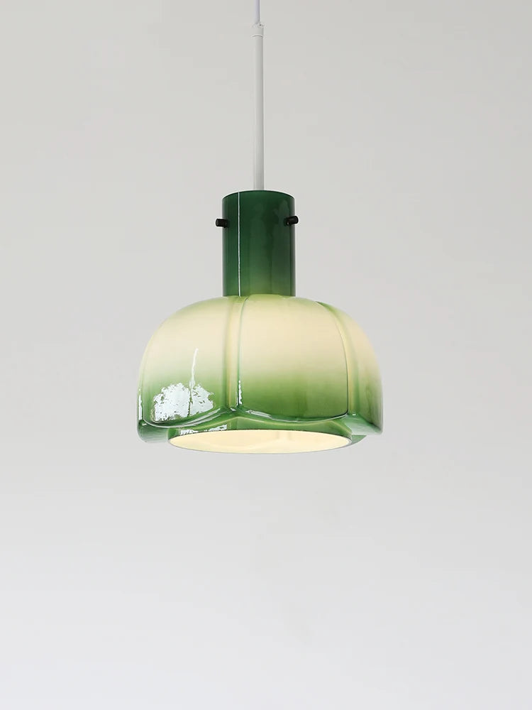 Afralia™ Retro Nordic Glass Pendant Light for Restaurant Cafe Bar Table