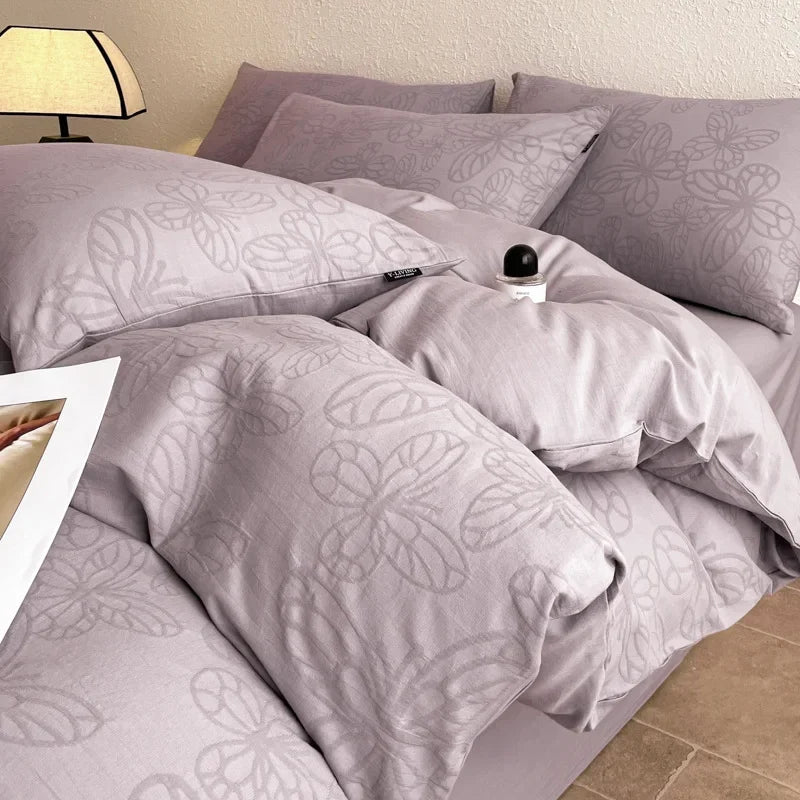 Afralia™ Cotton Three-Layer 3Pcs Bedding Set - Soft, Breathable, and Comfortable