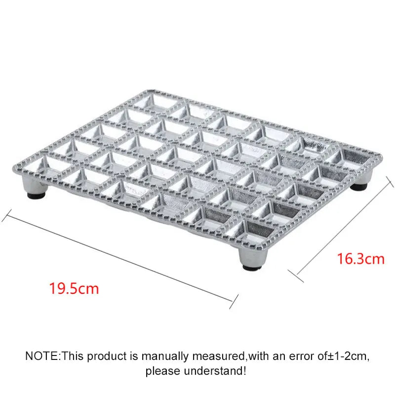 Afralia™ Ravioli Maker Mold Square Dumpling Kitchen Tool Durable & Easy to Use