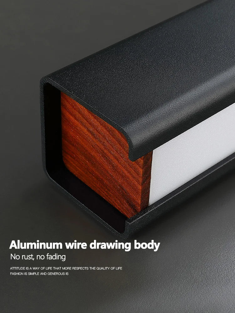 Afralia™ Modern Aluminum Chandelier Strip, Minimalist Nordic Design for Dining Table, Bar