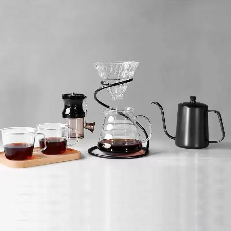 Afralia™ Coffee Barista Set - Drip Filter Espresso Tools Funnel Holder for Cafe