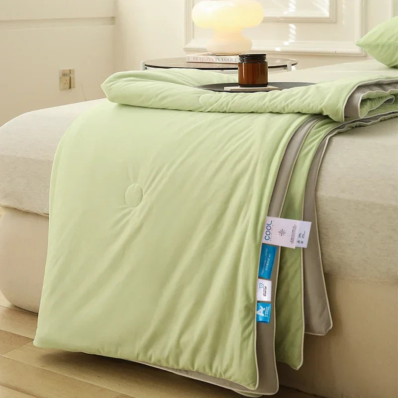 Afralia™ Silky Cool Summer Quilt - Double Side Cold & Cooling Fabric Comforter