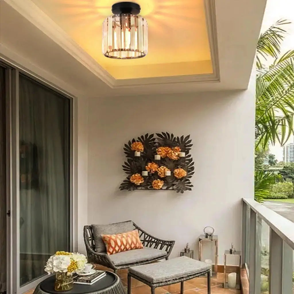 Afralia™ Crystal Pendant Chandelier: Elegant Lighting for Home, Shop, and Cafe