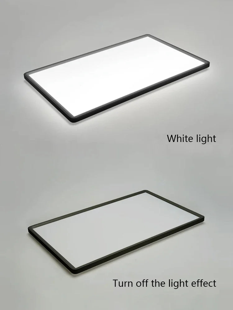 Afralia™ Square Led Ceiling Lights for Home Decoration, Modern Minimalist Indoor Lamps
