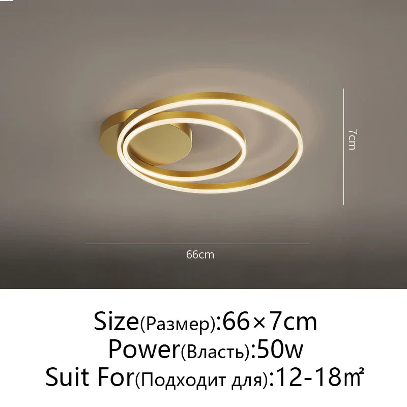 Afralia™ Modern LED Ceiling Chandelier for Living Room Bedroom Kitchen Lighting