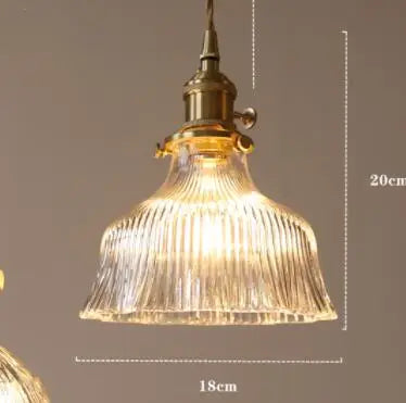 Afralia™ Blue Glass Pendant Lights for Bedroom Dinning Living Room