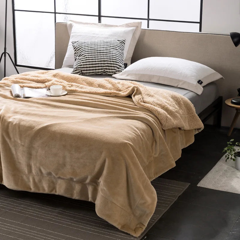 Afralia™ Cozy Plush Blanket: Soft, Warm, Lightweight for Bedroom & Sofa All Seasons