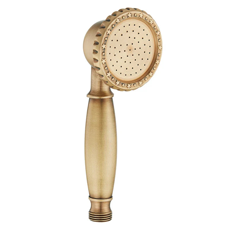 Afralia™ Antique Bathroom Handheld Shower Head | High Pressure Rainfall Nozzle Save Water