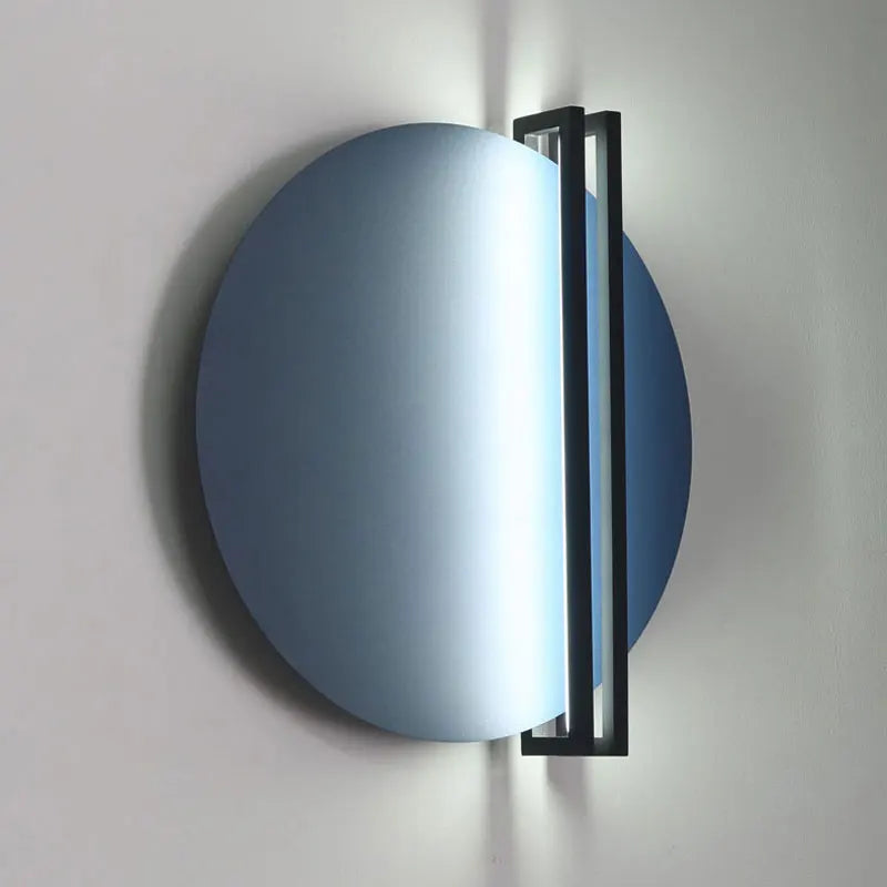 Afralia™ Circular Wall Lamp: Nordic Designer LED Light for Bedroom and Living Room