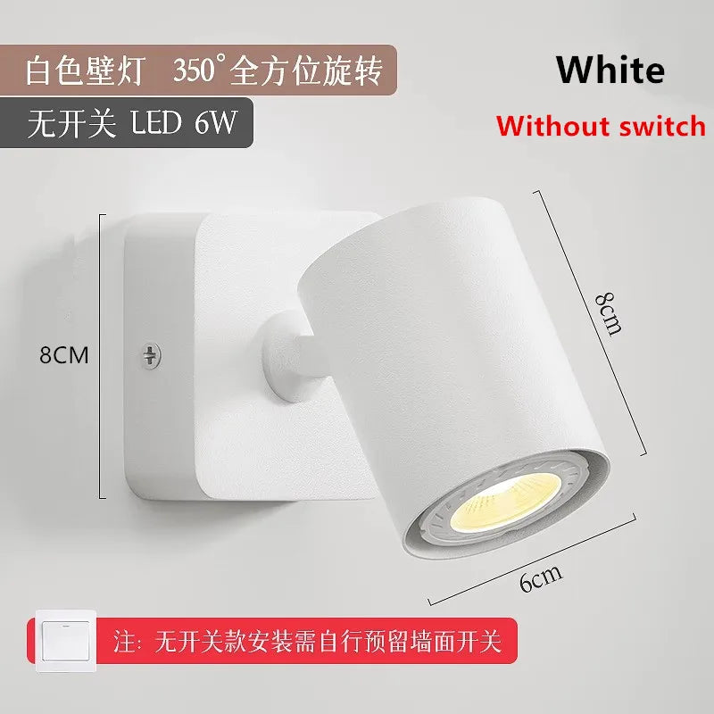 Afralia™ Modern LED Wall Lamp for Bedroom Minimalist Style