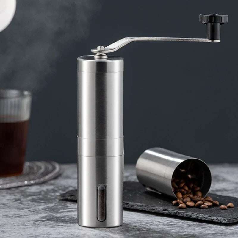 Afralia™ Stainless Steel Manual Coffee Grinder - Professional Handmade Coffee Accessories