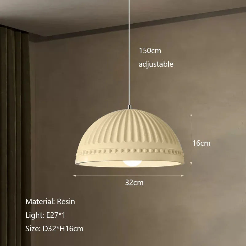 Afralia™ French Cream Style LED Chandelier for Restaurant Bar and Kitchen