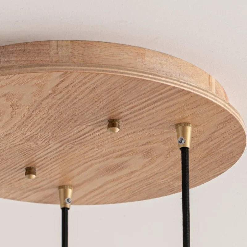 Afralia™ Clear Glass LED Pendant Light - Hemp Rope Chandelier for Home Decor