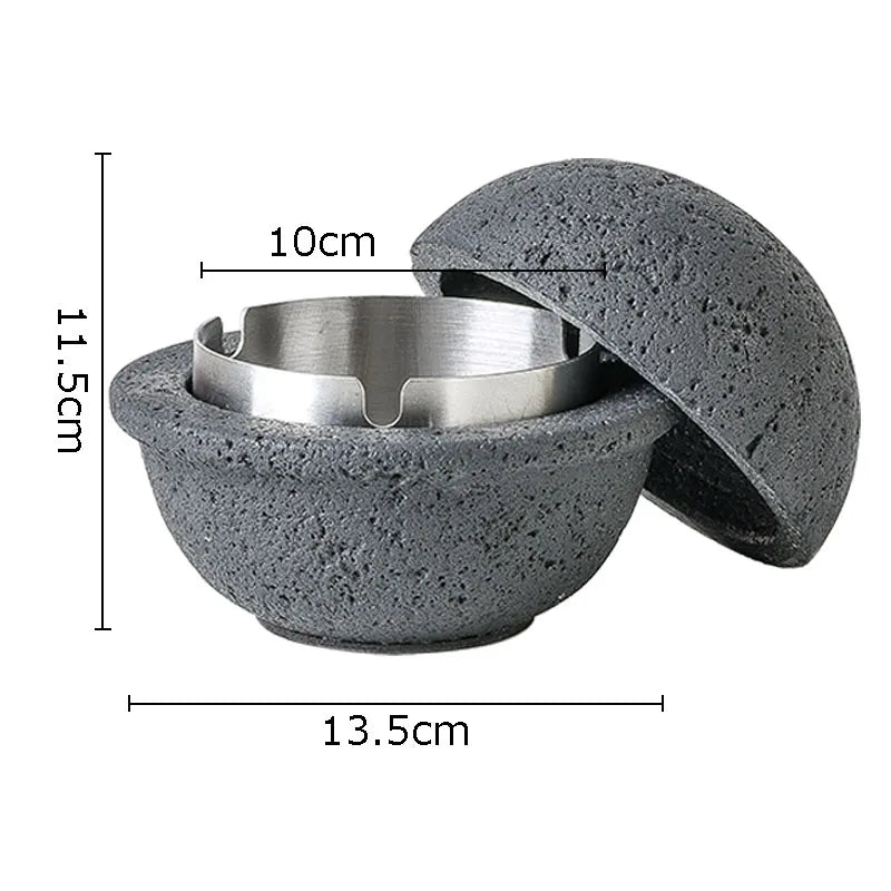 Afralia™ Stainless Steel UFO Ashtray - Unique Smoking Accessory and Office Desk Decoration