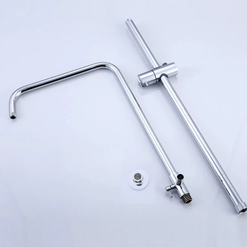 Afralia™ Stainless Steel Shower Pipe Mixer Tube Bathroom Faucet Accessories