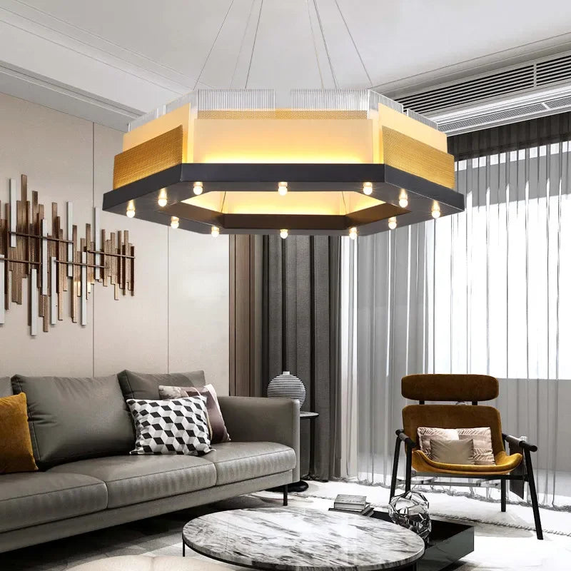 Afralia™ LED Chandelier: Postmodern Art Lamp for Designer Living Room, Bar, Restaurant.