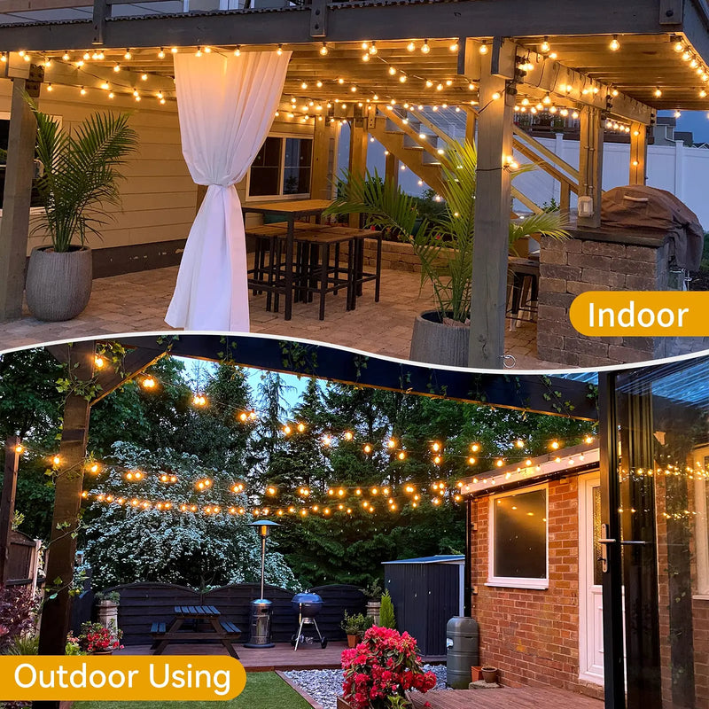 Afralia™ G40 LED String Lights for Outdoor Festive Decor and Garden Lighting