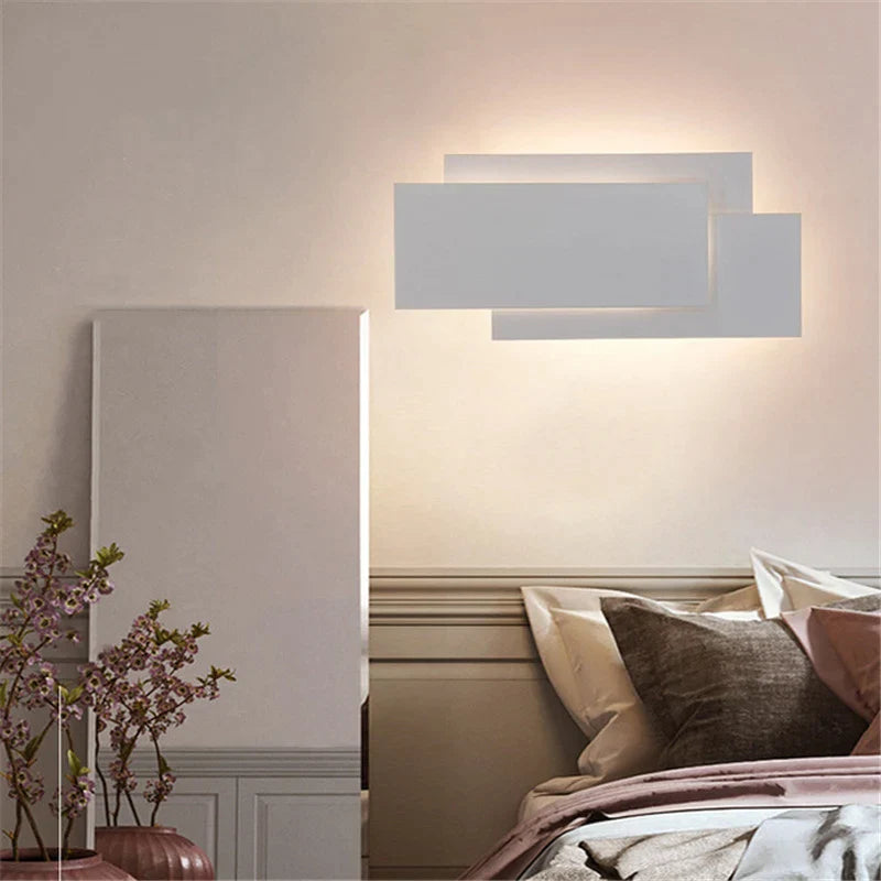 Afralia™ Modern LED Wall Lamp for Living Room Sconce