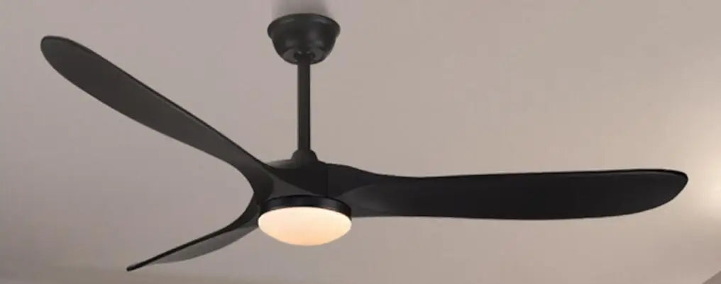 Afralia™ 88" Large Wood Blade Ceiling Fan with Remote Control and DC Motor