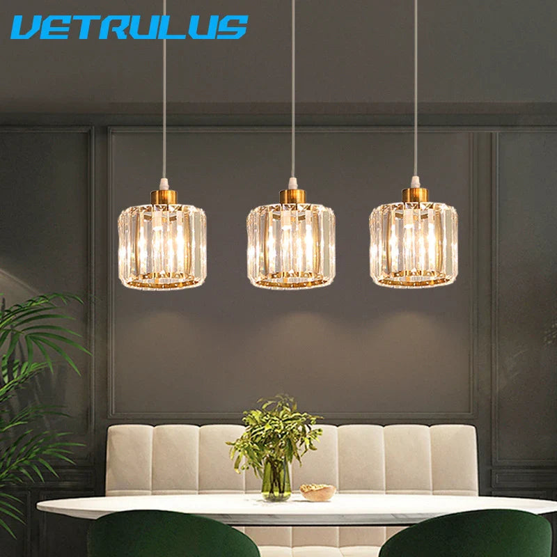 Afralia™ Modern K9 Crystal Ceiling Chandelier | Creative Staircase & Dining Room Pendant Light