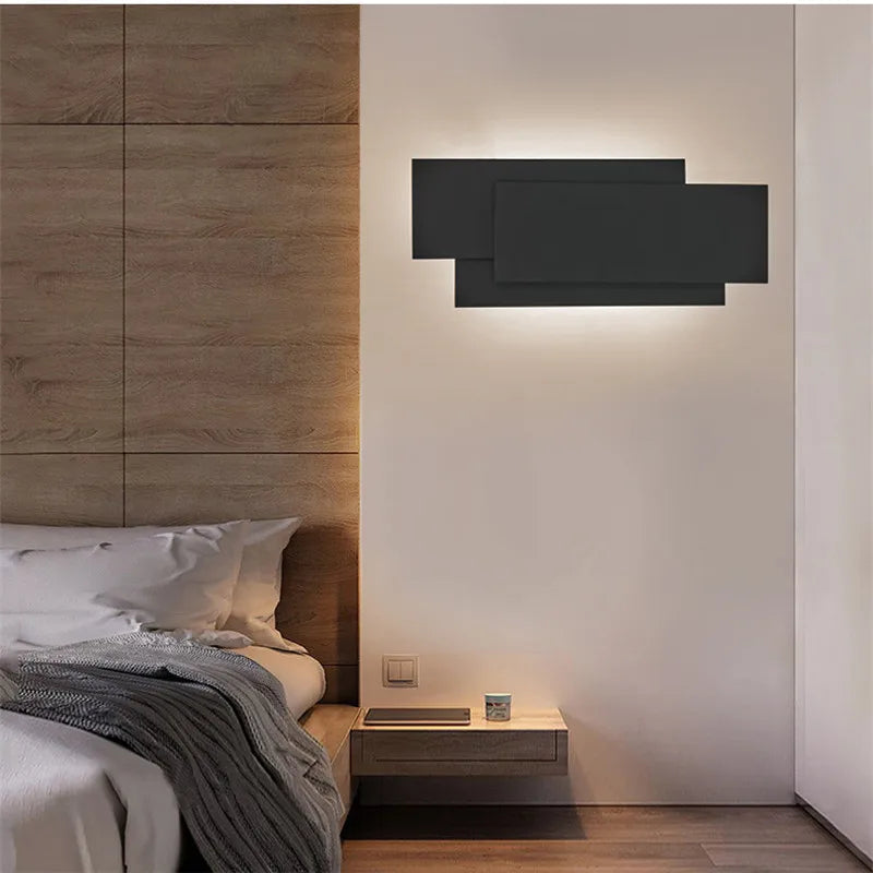 Afralia™ Modern LED Wall Lamp for Living Room Sconce