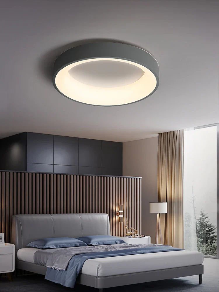 Afralia™ Modern White Chandelier Ceiling Lamp - Dimmable Square Interior Light Fixtures