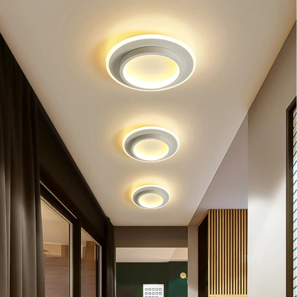 Afralia™ LED Ceiling Lights: Modern Shade for Home & Living Room Lighting
