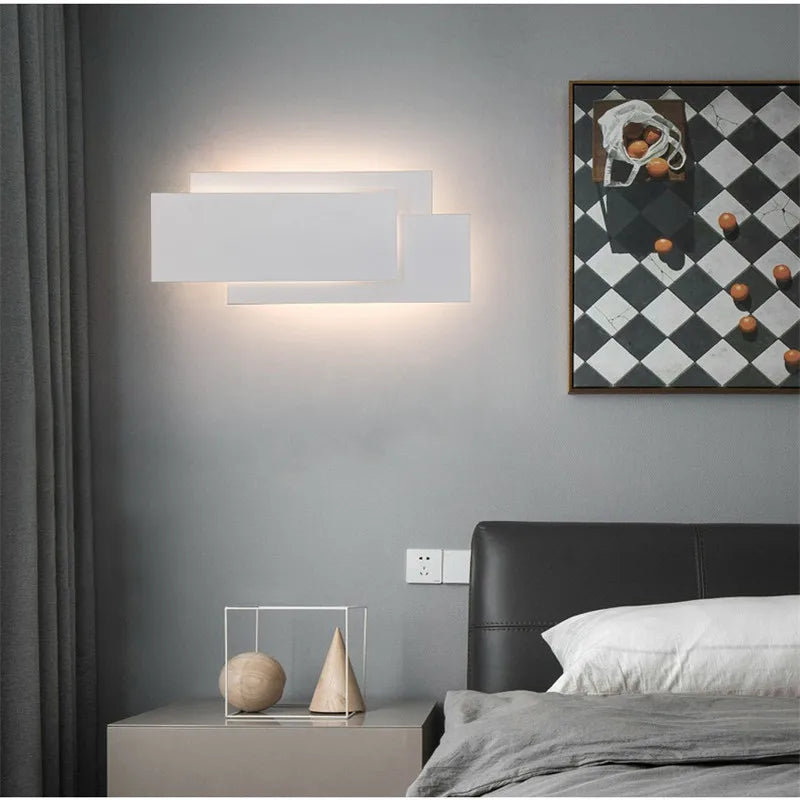 Afralia™ Modern LED Wall Lamp for Living Room Sconce