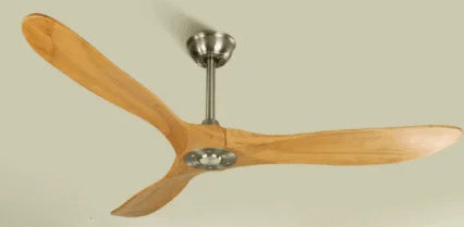 Afralia™ 88" Large Wood Blade Ceiling Fan with Remote Control and DC Motor