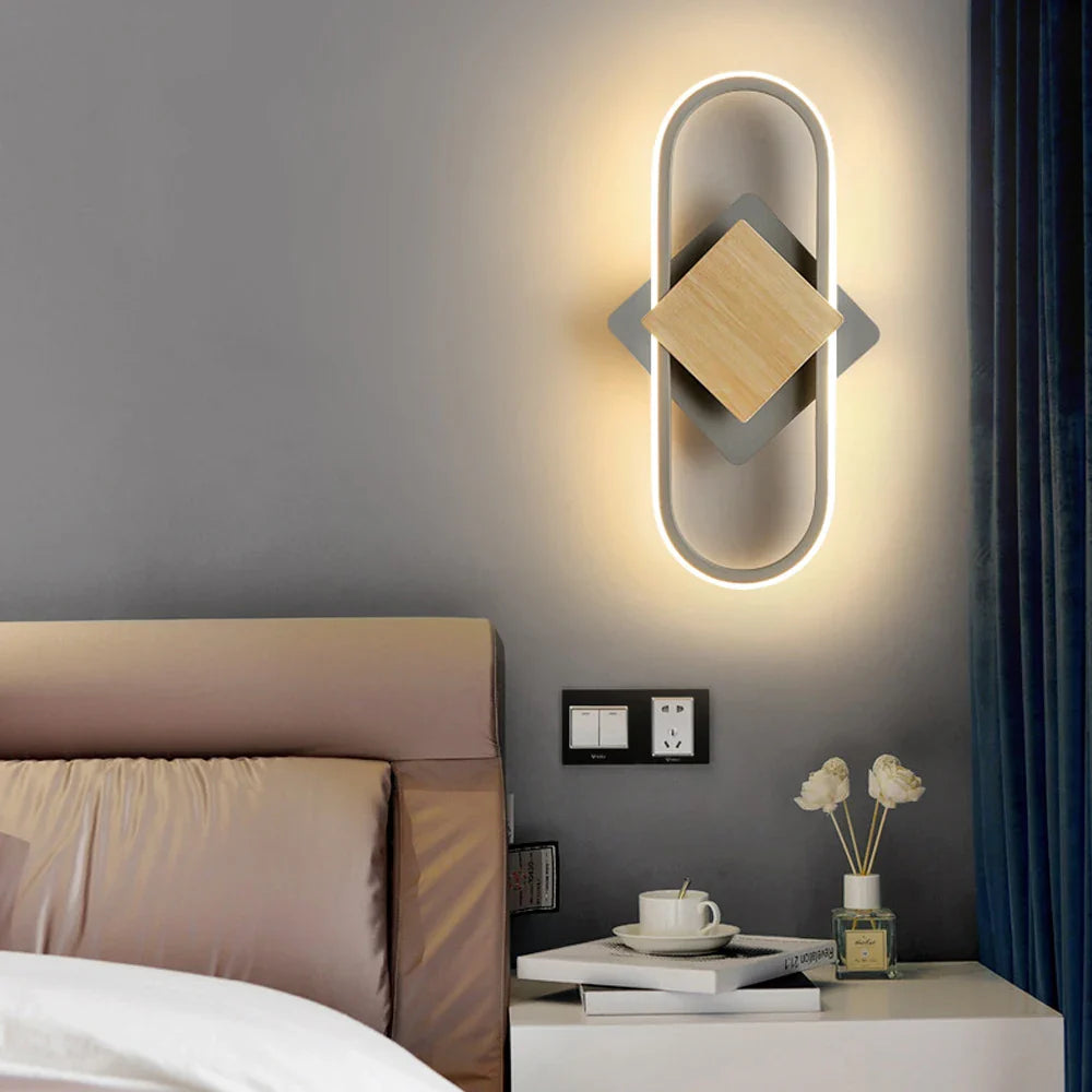 Afralia™ LED Indoor Wall Light for Home Lighting - Modern Sconce Lampara Led