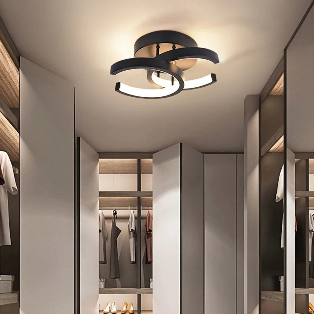 Afralia™ LED Ceiling Lights: Modern Shade for Home & Living Room Lighting