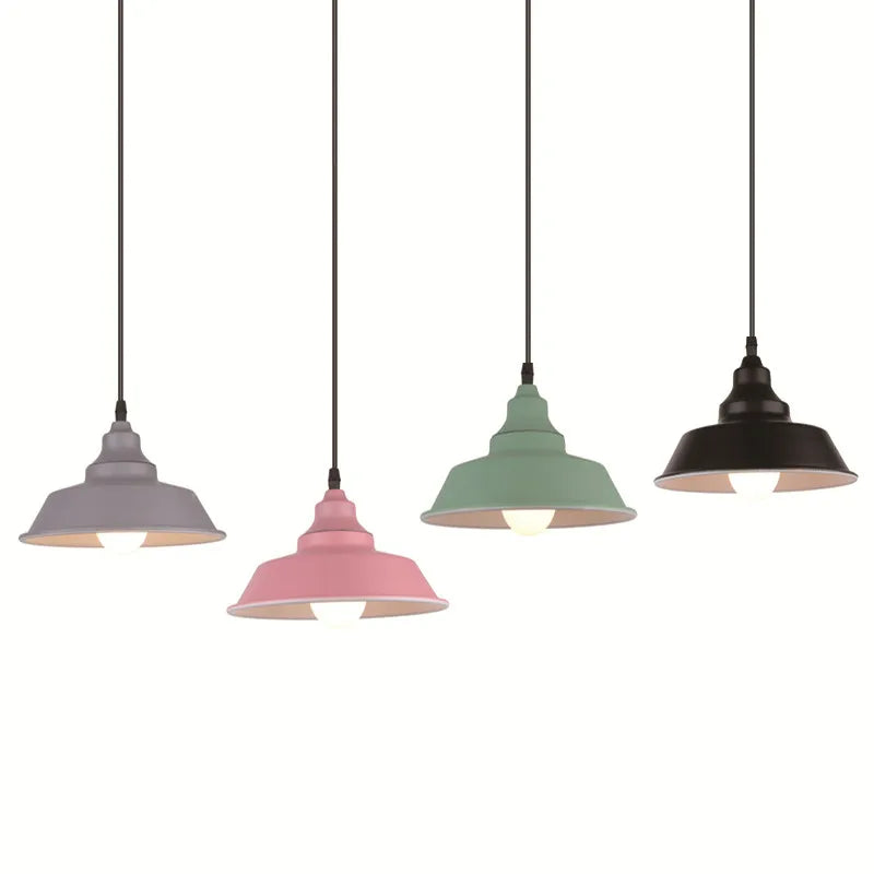 Afralia™ Retro Industrial Metal Ceiling Pendant Lighting for Loft Warehouse Aisle Entrances