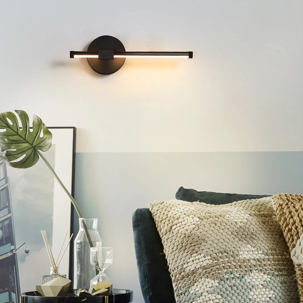 Afralia™ Indoor LED Wall Light for Home Decor, Modern Bedroom Lighting, Wall Sconce Aisle Lamp