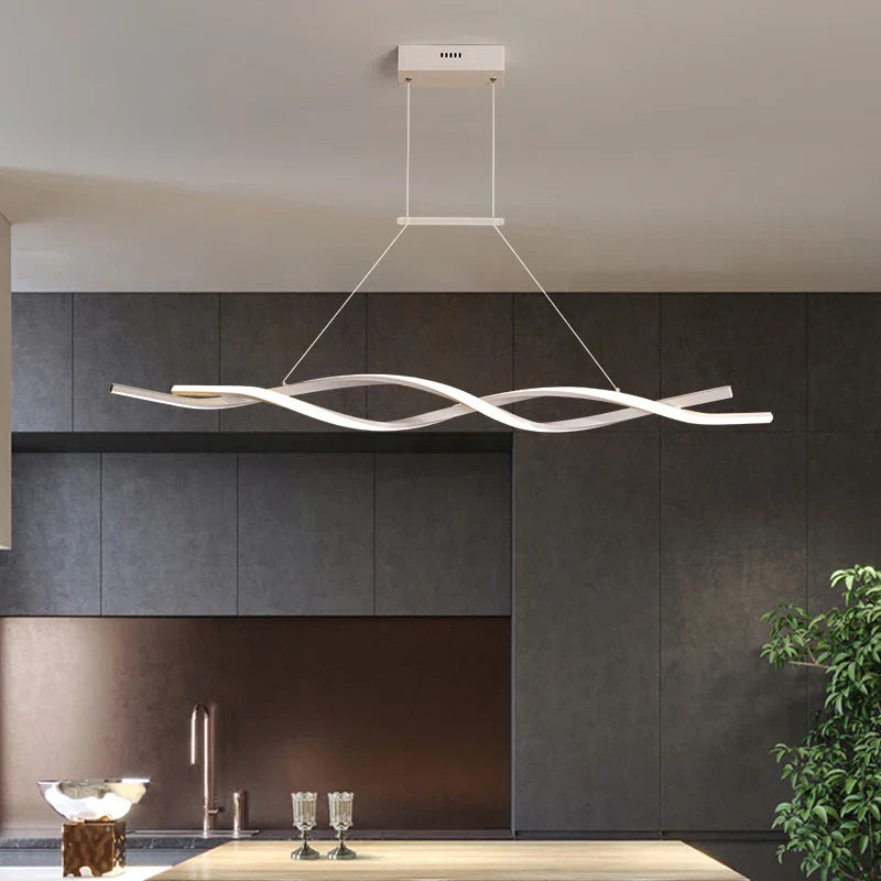 Afralia™ Modern Hanging Chandelier Indoor Lighting for Dining Room Kitchen Island