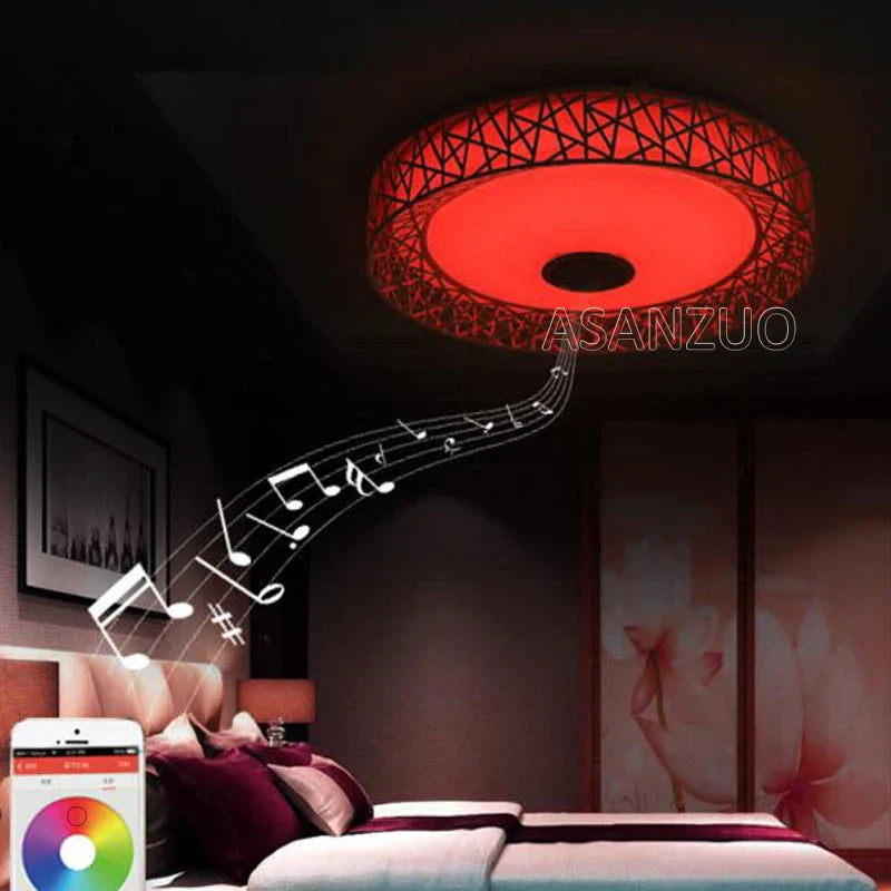 Afralia™ Smart LED Ceiling Light with Music & RGB Control