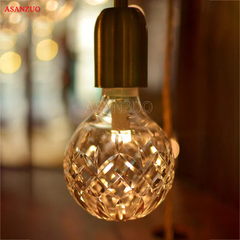 Afralia™ Brass Pendant Lamp for Dining Bedroom Living Room Wall Light