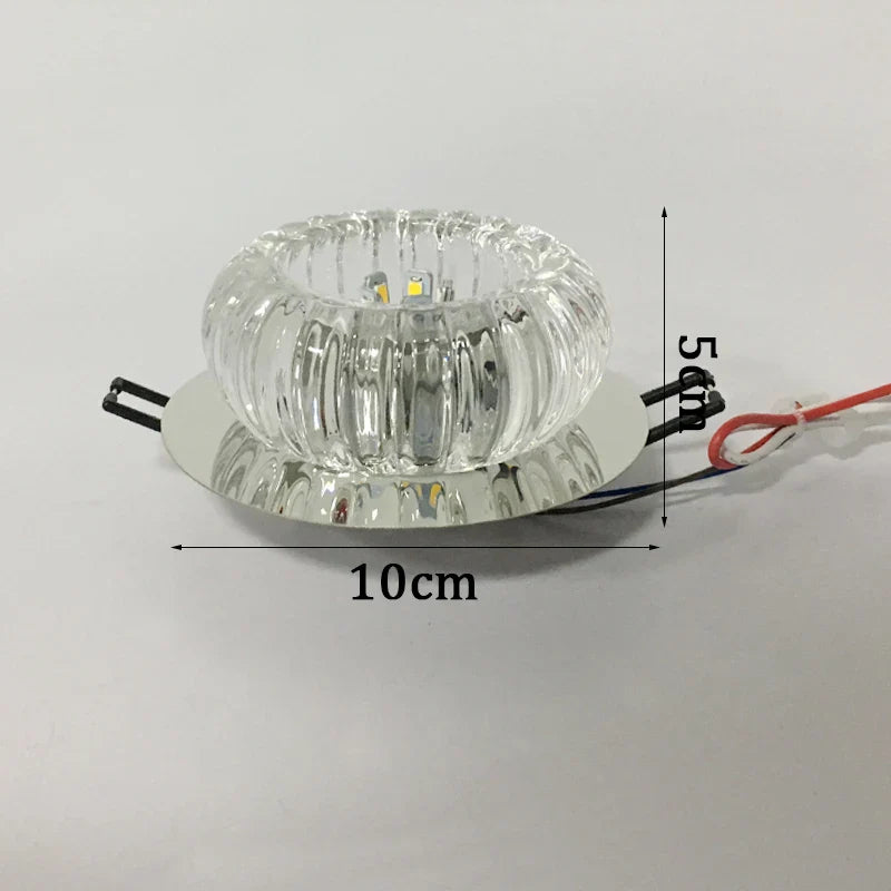 Afralia™ Crystal LED Flush Mount Ceiling Light for Modern Living Spaces