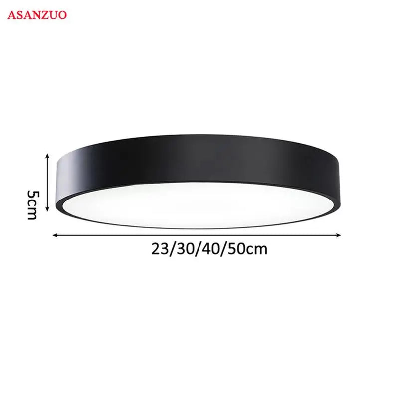 Afralia™ LED Round Ceiling Light for Kitchen, Kids Room, Dining, Ultra-thin Modern Design