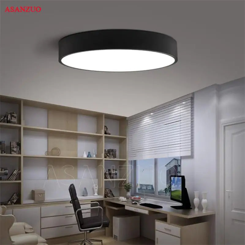 Afralia™ LED Round Ceiling Light for Kitchen, Kids Room, Dining, Ultra-thin Modern Design